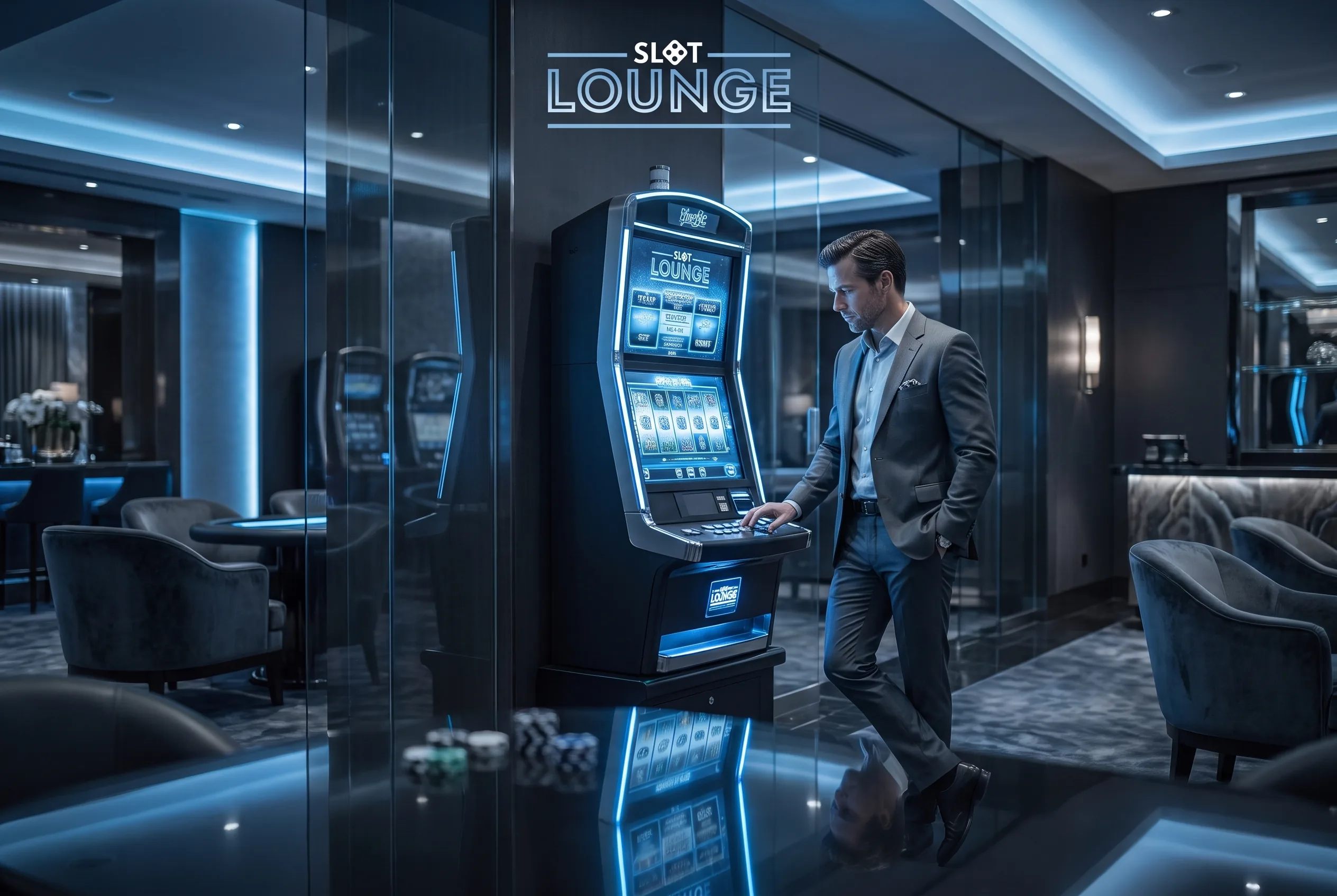 Slotlounge slot machine in the casino lounge